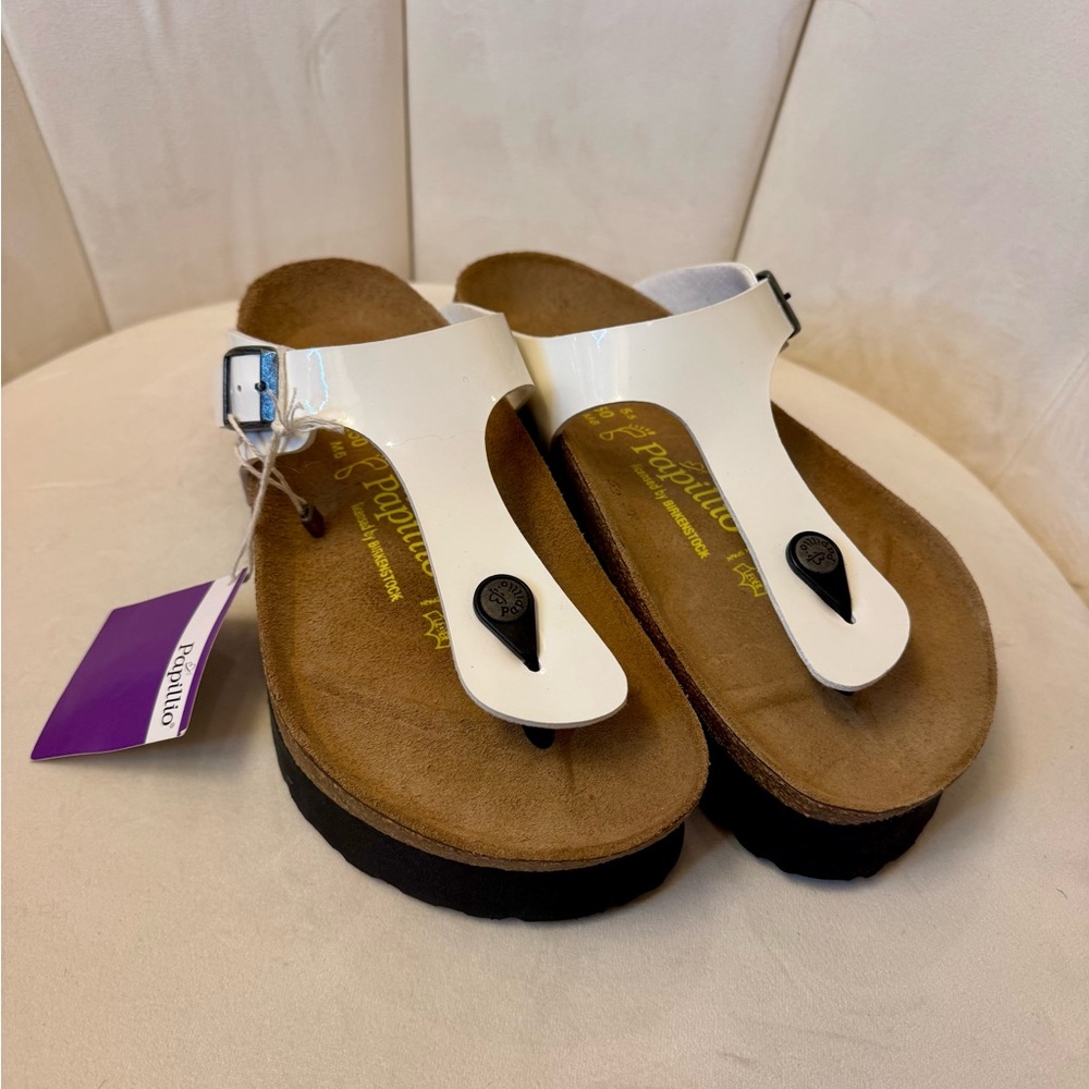 Papillio Women's White Sandals by Birkenstock Women’s Size 49 White